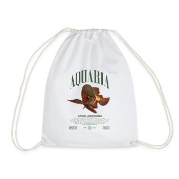Asian Arowana Monster Fish Keeper Streetwear - Drawstring Bag - white - Front
