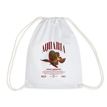 Asian Arowana Monster Fish Keeper Streetwear - Drawstring Bag - white - Front
