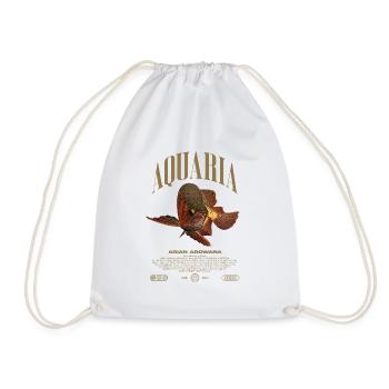 Asian Arowana Monster Fish Keeper Streetwear - Drawstring Bag - white - Front