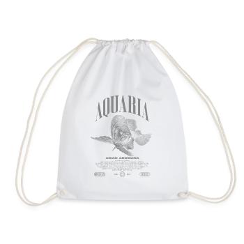 Asian Arowana Monster Fish Keeper Streetwear - Drawstring Bag - white - Front