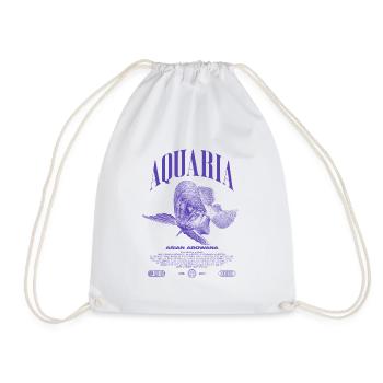 Asian Arowana Monster Fish Keeper Streetwear - Drawstring Bag - white - Front
