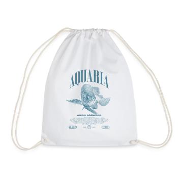 Asian Arowana Monster Fish Keeper Streetwear - Drawstring Bag - white - Front