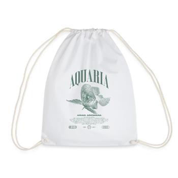 Asian Arowana Monster Fish Keeper Streetwear - Drawstring Bag - white - Front