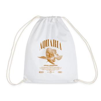 Asian Arowana Monster Fish Keeper Streetwear - Drawstring Bag - white - Front