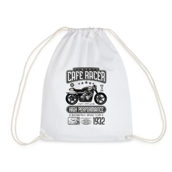 Cafe Racer Motorrad Geburtstag Biker Geboren 1932 - Turnbeutel - Weiß - Vorne