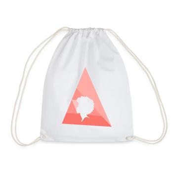 70s Funky Afro - Drawstring Bag - white - Front