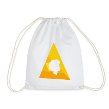 Funky 70s Afro - Drawstring Bag - white - Front