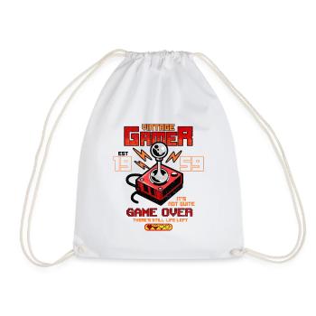 Vintage Gamer depuis 1959 Drôle d’anniversaire Jeux - Sac de sport léger - blanc - Devant