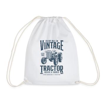 Anniversaire de fermier de tracteur vintage Né en 1988 - Sac de sport léger - blanc - Devant