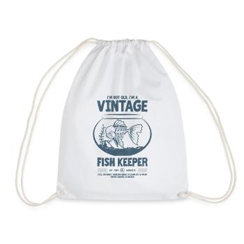 Vintage Fish Keeper Tropischer Fisch Geburtstag 1954 - Turnbeutel - Weiß - Vorne
