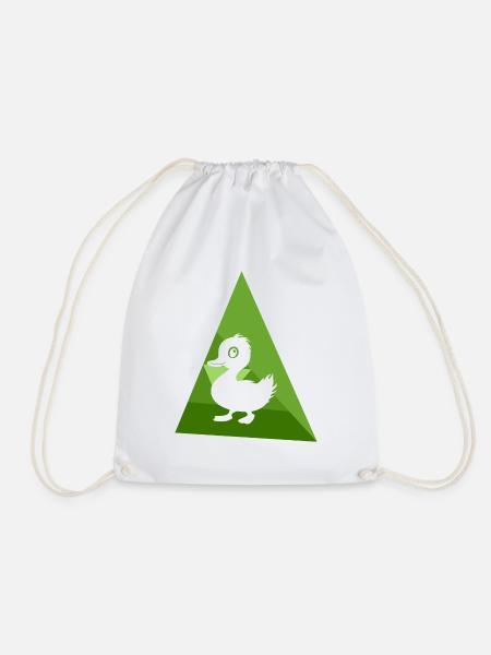 Entchen Gans Ente - Turnbeutel - Weiß