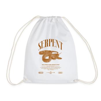 Gardien de reptiles python réticulé Streetwear - Sac de sport léger - blanc - Devant