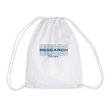 Research Nurse Medical Nurses Stylish - Drawstring Bag - white - Front