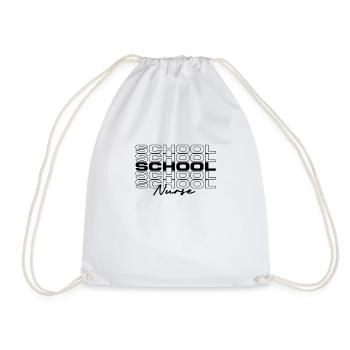 School Nurse Medical Nurses Stylish - Drawstring Bag - white - Front