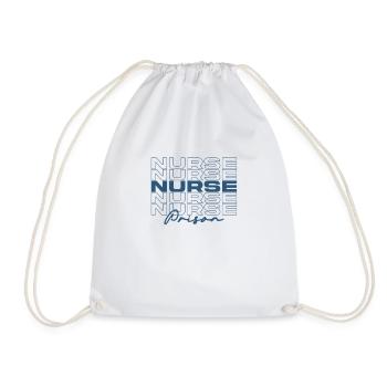Infirmière de prison Infirmières médicales élégantes - Sac de sport léger - blanc - Devant