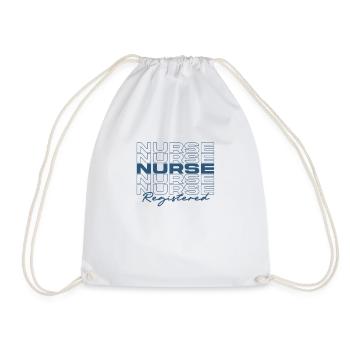 Registered Nurse Medical Nurses Stylish - Drawstring Bag - white - Front