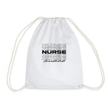 Anaesthetist Nurse Medical Nurses Stylish - Drawstring Bag - white - Front