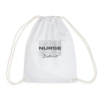 Infirmière de district Infirmières médicales élégantes - Sac de sport léger - blanc - Devant