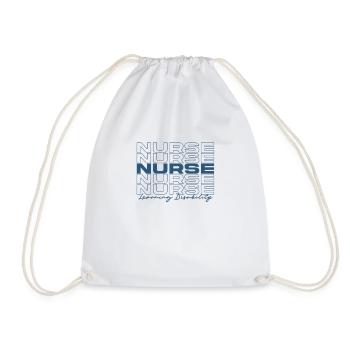 Learning Disability Nurse Medical Nurses Stylish - Drawstring Bag - white - Front