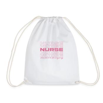 Infirmière d’urgence Infirmières médicales élégantes - Sac de sport léger - blanc - Devant