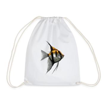 Altum Angelfish Cichlid Gardien de Poissons Streetwear - Sac de sport léger - blanc - Devant
