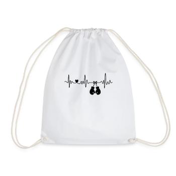 Gants de boxe Boxer Boxer Heartbeat Boxing - Sac de sport léger - blanc - Devant