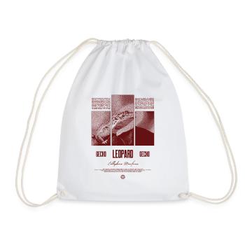 Leopard Gecko Reptile Keeper Streetwear - Drawstring Bag - white - Front