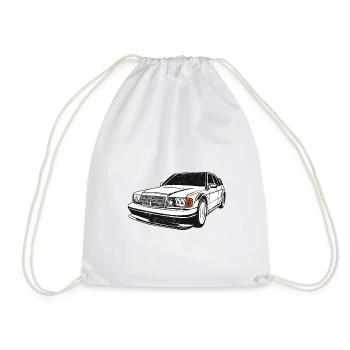 W201 190E Silhouette - Sac de sport léger - blanc - Devant