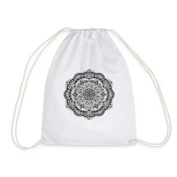 Mandala - Turnbeutel - Weiß - Vorne