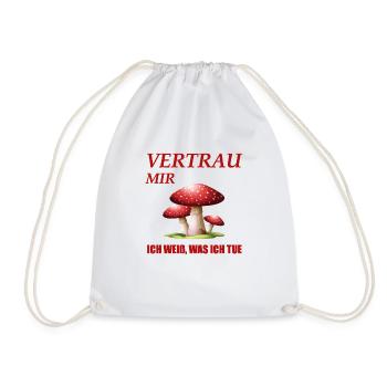 Vertrau mir - ich weiß, was ich tue - Turnbeutel - Weiß - Vorne