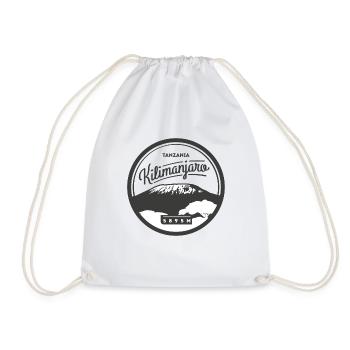 Kilimanjaro - Drawstring Bag - white - Front