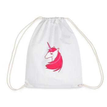 La dernière licorne rouge - Sac de sport léger - blanc - Devant