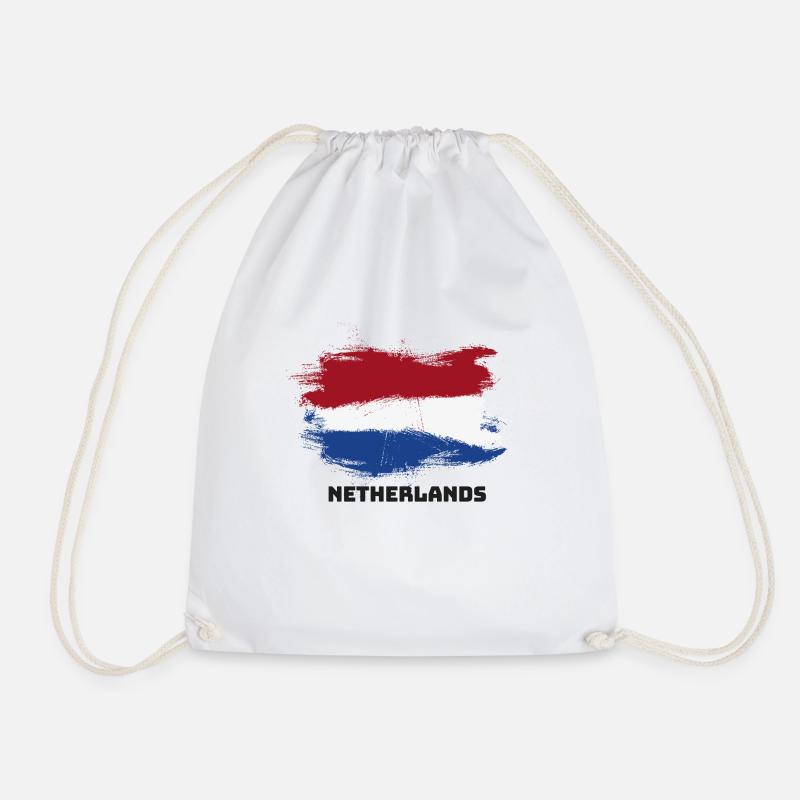 drapeau, bannière Pays-Bas Hollande - Sac de sport léger - blanc