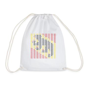 Le blason de Bern - Sac de sport léger - blanc - Devant