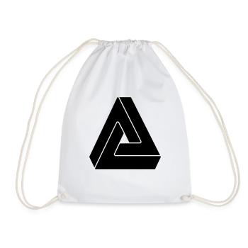 Geek - Drawstring Bag - white - Front