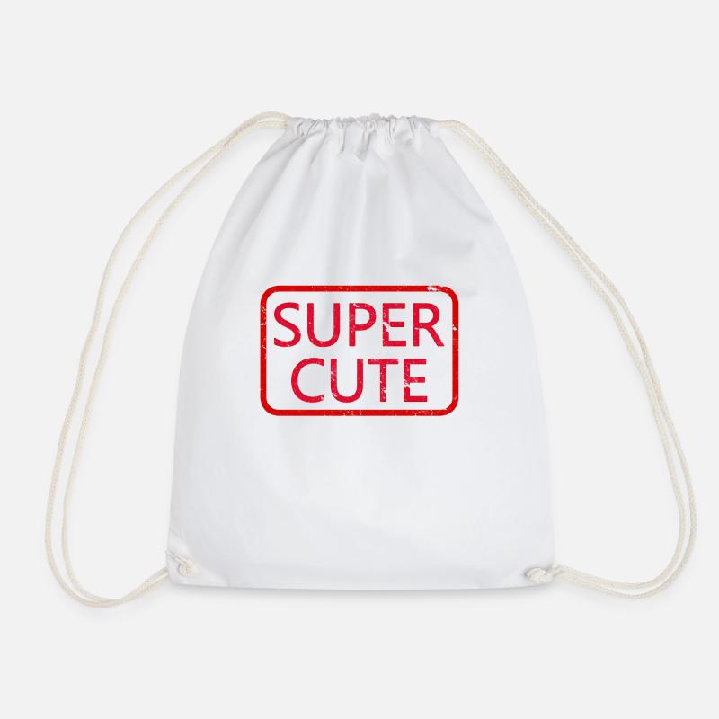 Super Cute - Turnbeutel - Weiß