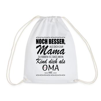 Muttertagsgeschenk Beste Mama Muttertag - Turnbeutel - Weiß - Vorne