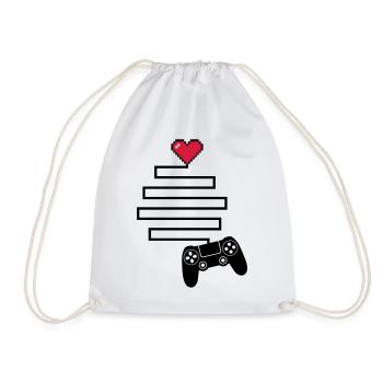 Love Connection (Gaming) - Turnbeutel - Weiß - Vorne