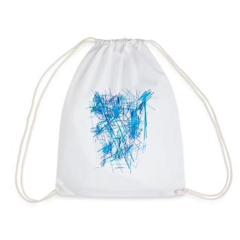 Fond Bleu - Sac de sport léger - blanc - Devant