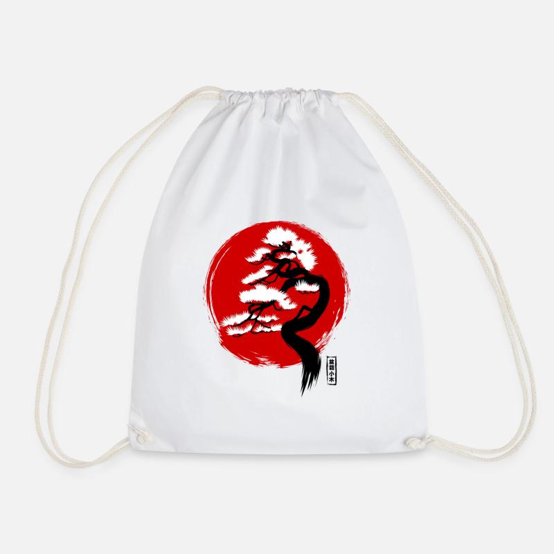 Bonsai - Drawstring Bag - white