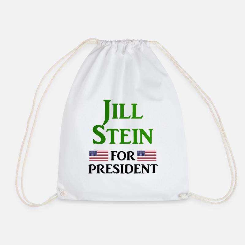 Jill Stein for President - Drawstring Bag - white