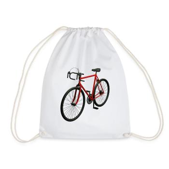 Vélo de route rétro - Sac de sport léger - blanc - Devant