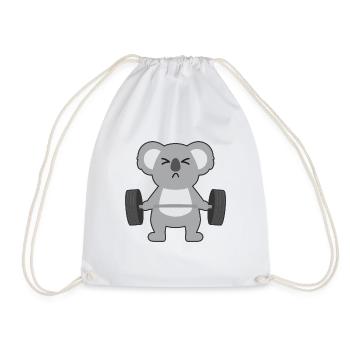 Koala bear - Drawstring Bag - white - Front