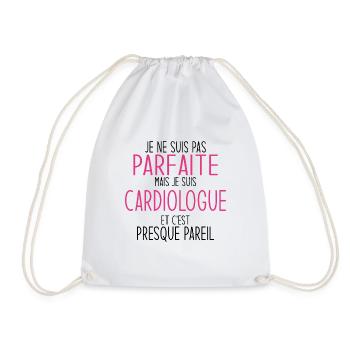 Humor and Pride Design for Women Doctors - Drawstring Bag - white - Front