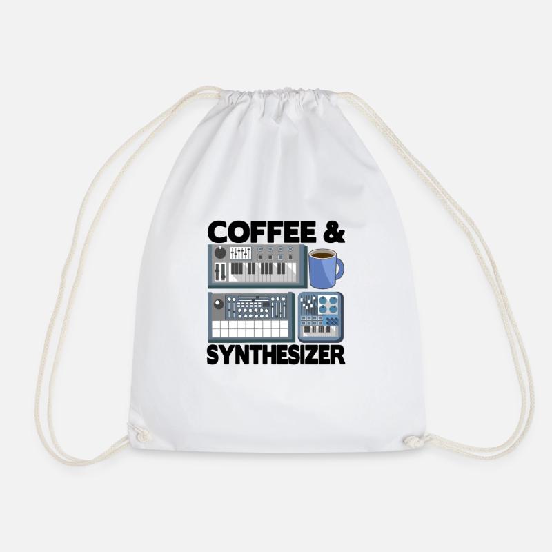 Modular Synthesizer Synth Analog Kaffee Coffee - Turnbeutel - Weiß