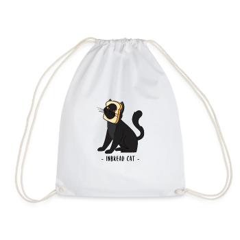 Breading Cats Cat Bread Cat Breading - Drawstring Bag - white - Front