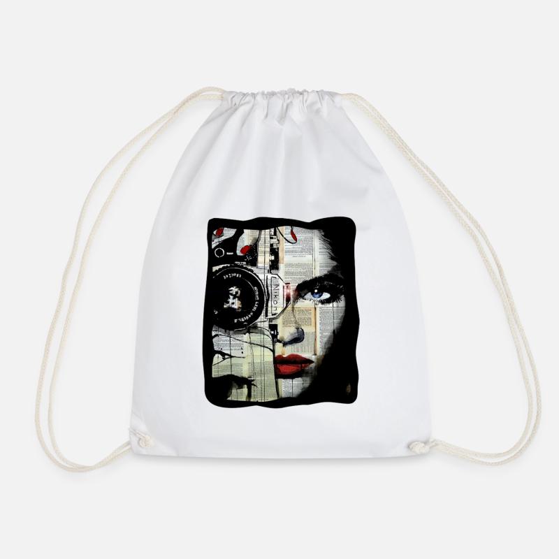 CISSS - Drawstring Bag - white