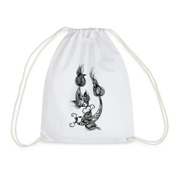 La danse du poisson - Sac de sport léger - blanc - Devant