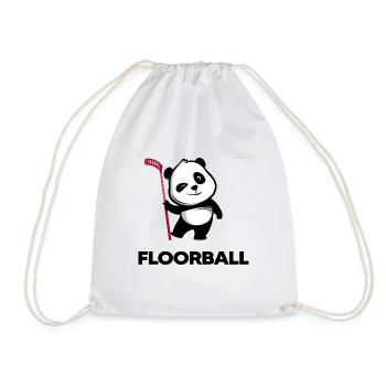 Floorball Unihockey Floorball-Panda Unihoc - Sac de sport léger - blanc - Devant