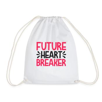 future heart breaker - Turnbeutel - Weiß - Vorne